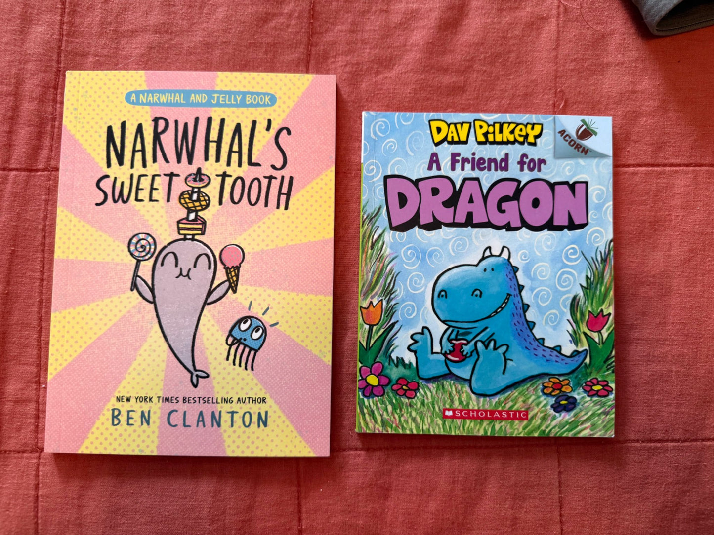 Narwhal’s Sweet Tooth & A Friend for Dragon, Set of 2