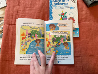 Unicorn Diaries “Bo and the Merbaby” English & Spanish Set