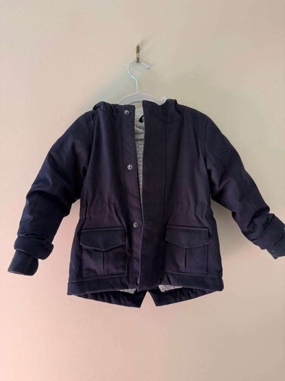 Miles Baby Navy Sherpa-Lined Parka, Kids 24 Month (18-24M)
