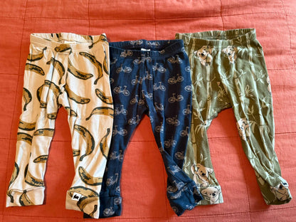 Little & Lively Leggings, 3 Pack, 6-9 Months 1/2, Kids 9 Month (6-9M)