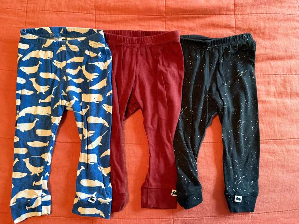 Little & Lively Leggings, 3 Pack, 6-9 Months 2/2, Kids 9 Month (6-9M)