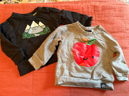 Whistle & Flute Long Sleeve Tops, 2 Pack, 6-12 Months, Kids 12 Month (9-12M)