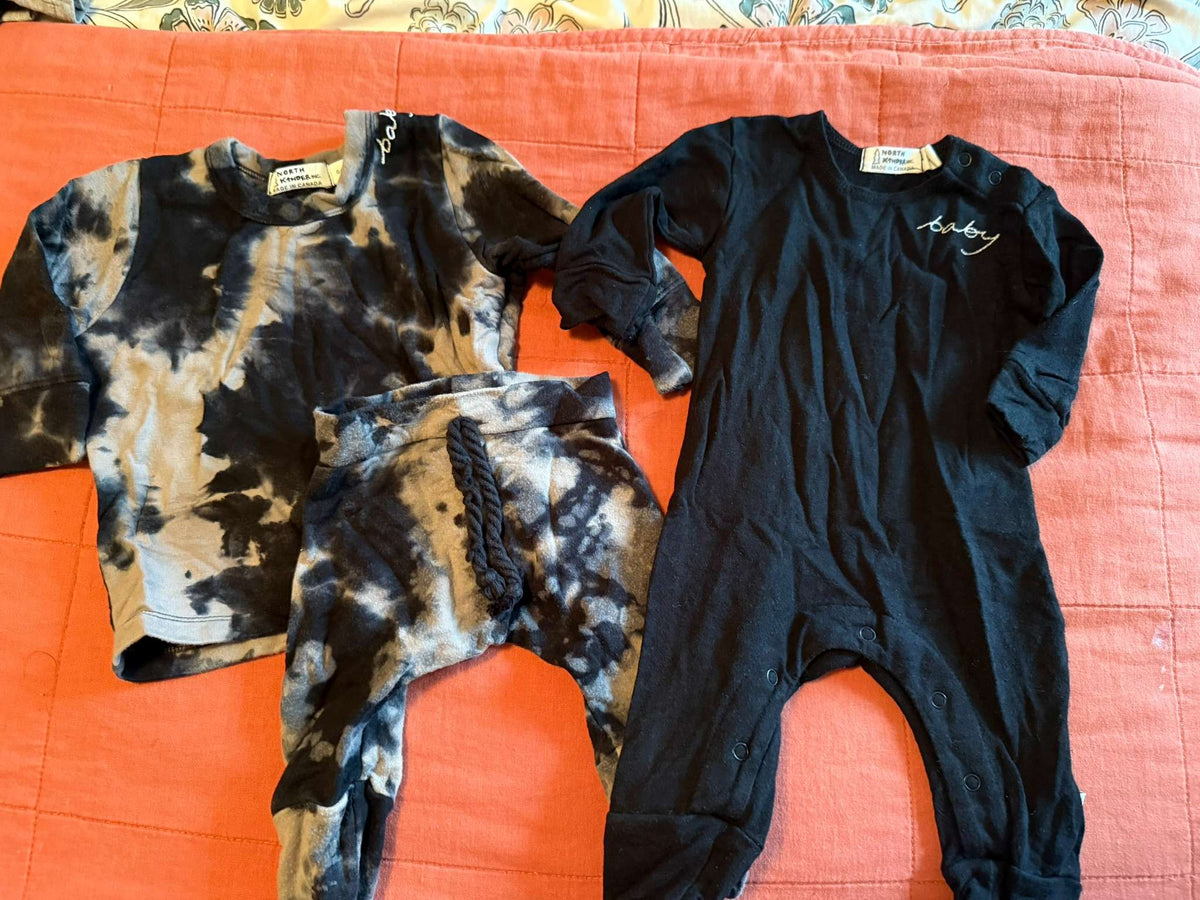 North Kinder Baby Bundle, 3 Pieces, 0-6 Months, Kids 6 Month (3-6M)