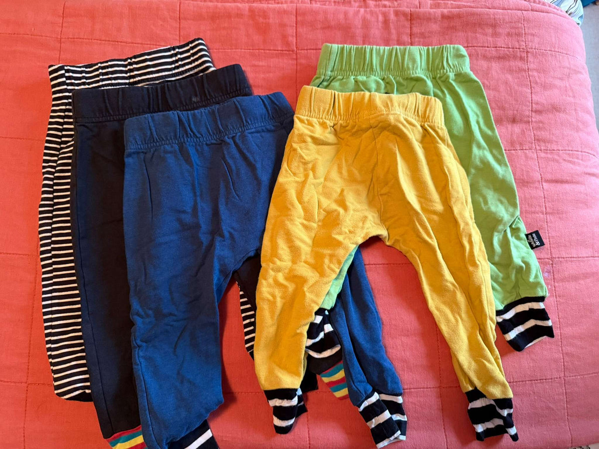 Whistle & Flute Harem Pants, 5 Pack, 12-18 Months, Kids 18 Month (12-18M)