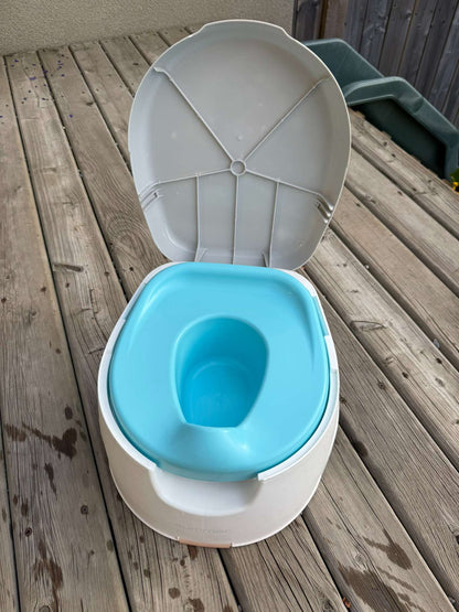 Summer Infant 3-in-1 Potty Training Toilet, White and Blue