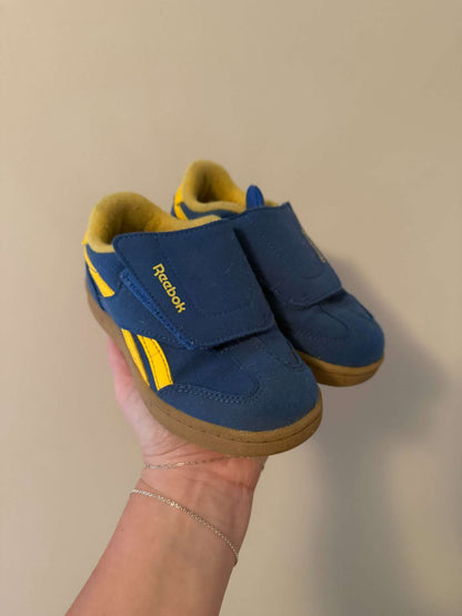 Kids Reebok Sneakers – Navy & Yellow (Toddler 9), Shoes 9 (Toddler:2-4yr)