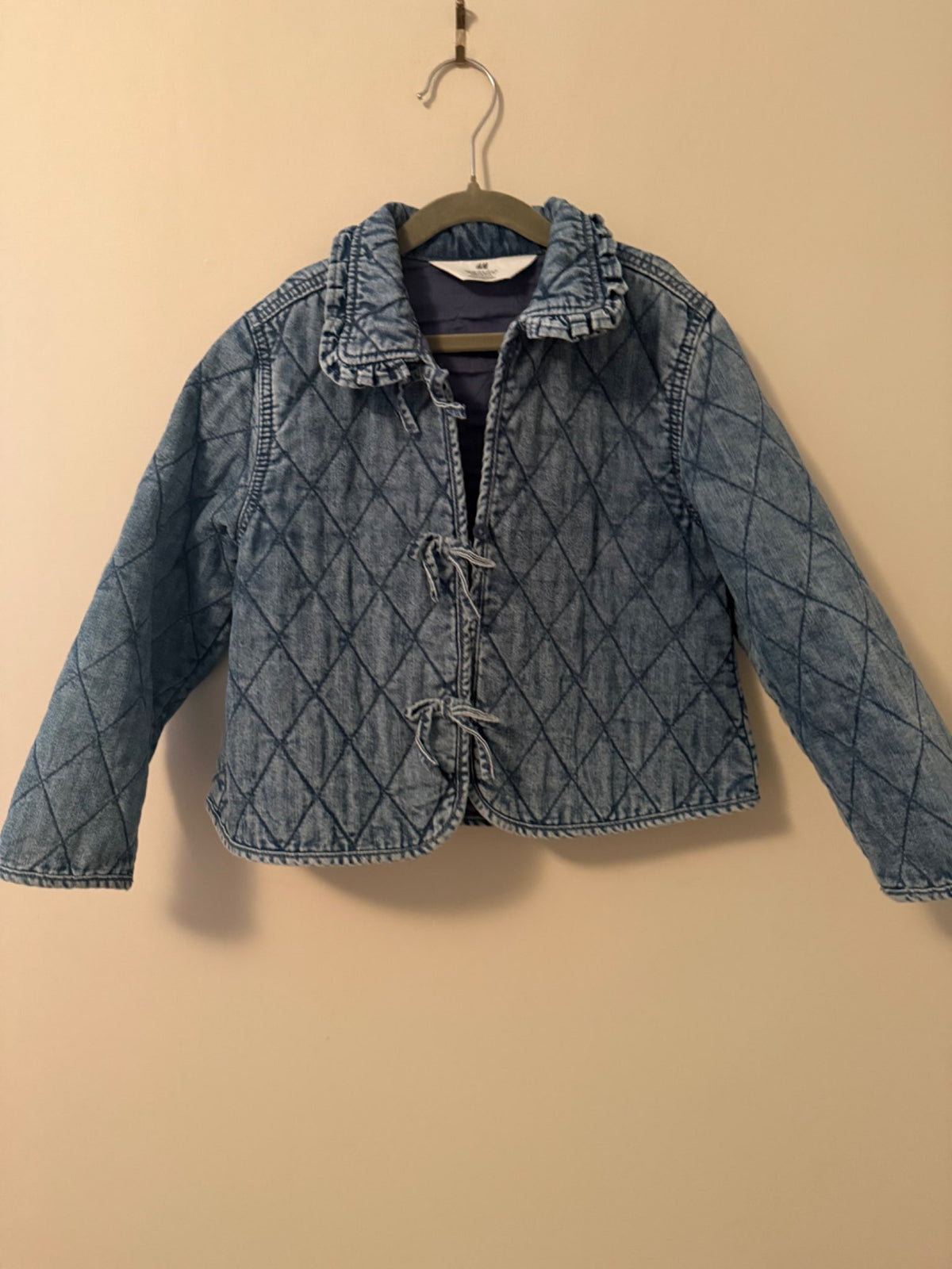 H&M denim quilted jacket, Kids 6/6X
