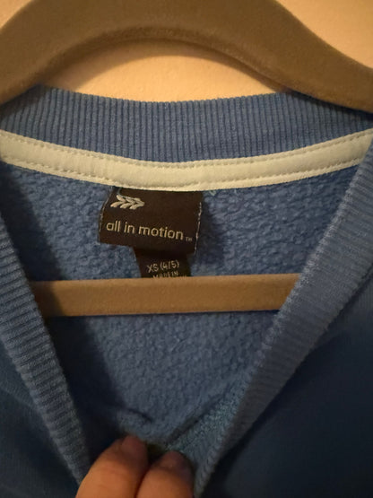All in Motion crossover-hem sweatshirt, Kids 5/5T