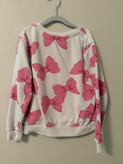 H&M bow-print sweatshirt, Kids 6/6X