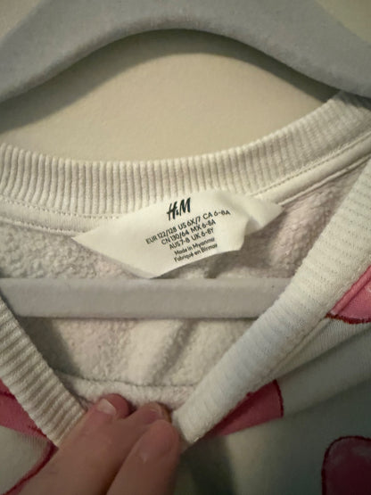 H&M bow-print sweatshirt, Kids 6/6X