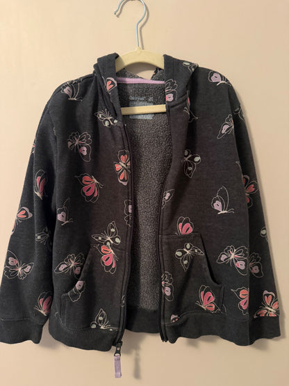 Cat & Jack butterfly zip hoodie, Kids 6/6X