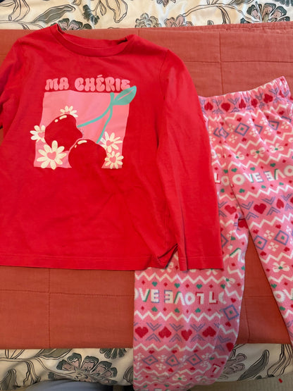 Old Navy "Ma Chérie" 2-piece pajama set, Kids 6/6X
