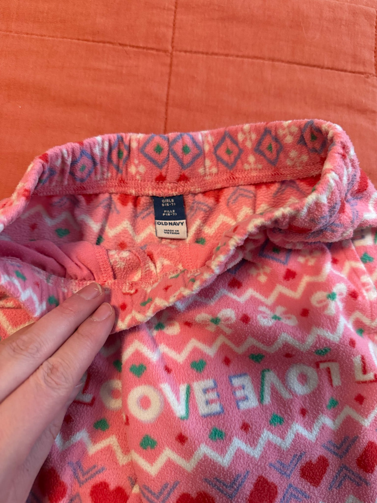 Old Navy "Ma Chérie" 2-piece pajama set, Kids 6/6X