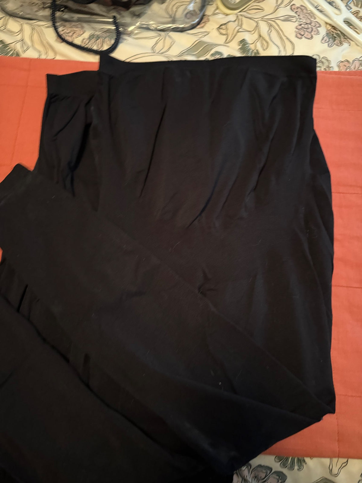 Preggo Black Maternity Leggings x2, Maternity L (12-14)