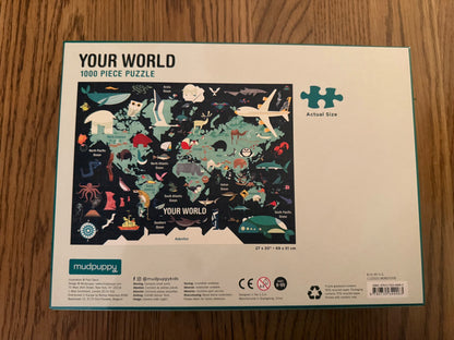 Mudpuppy "Your World" 1000-Piece Puzzle
