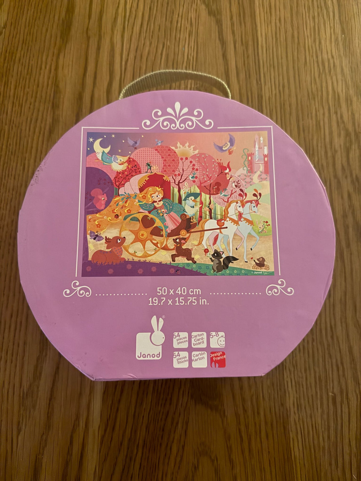 Janod Princess Carriage Puzzle in Carry Case - 54 Pieces