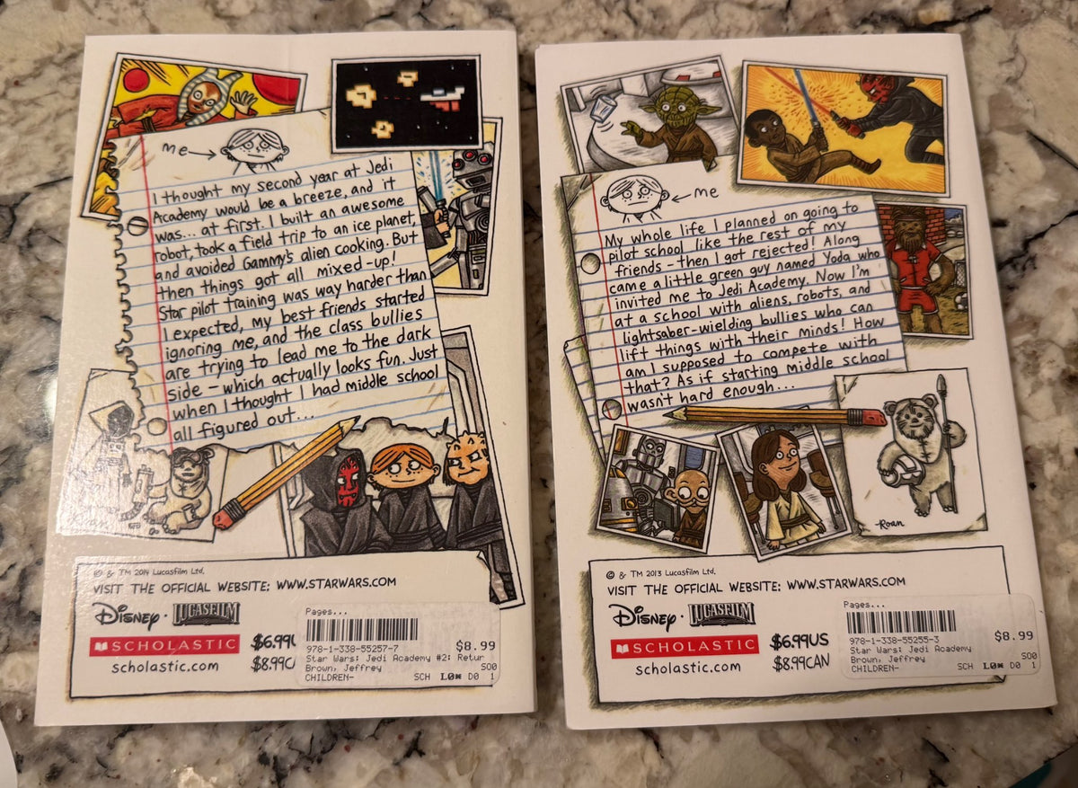 Star Wars Jedi Academy Books 1 & 2