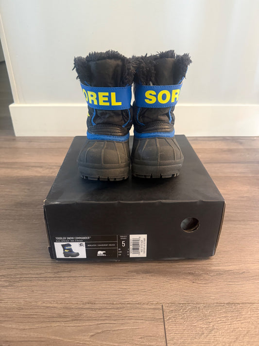 Sorel Snow Commander Boots sz5 EUC, Shoes 5 (Walkers:12-24 mth)