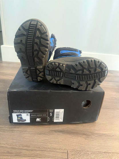 Sorel Snow Commander Boots sz5 EUC, Shoes 5 (Walkers:12-24 mth)