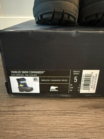 Sorel Snow Commander Boots sz5 EUC, Shoes 5 (Walkers:12-24 mth)