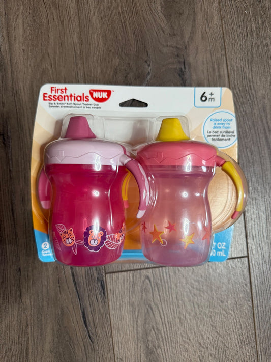 NUK First Essentials Soft Spout Trainer Cup (BNIB, Retail $21)