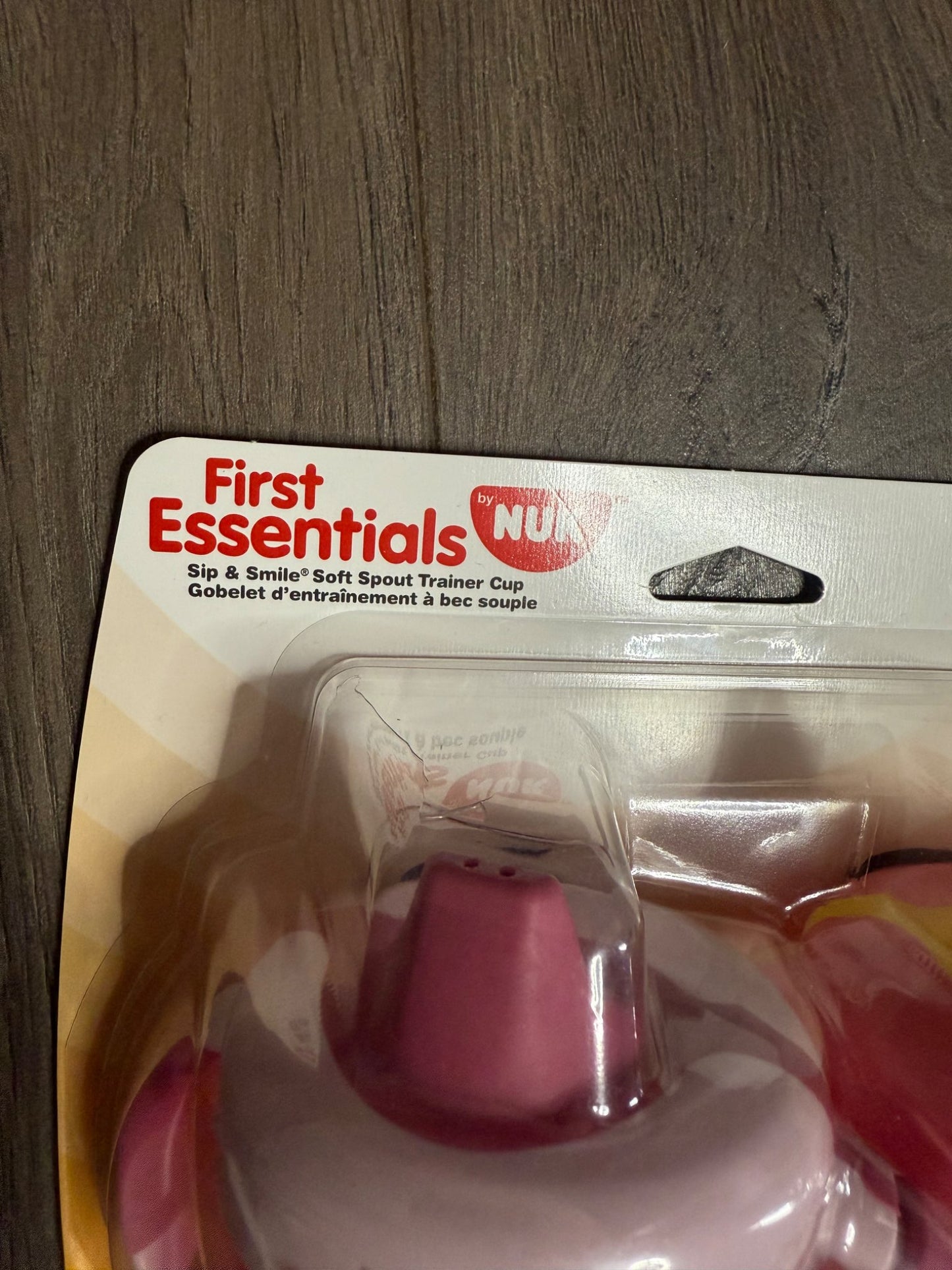 NUK First Essentials Soft Spout Trainer Cup (BNIB, Retail $21)