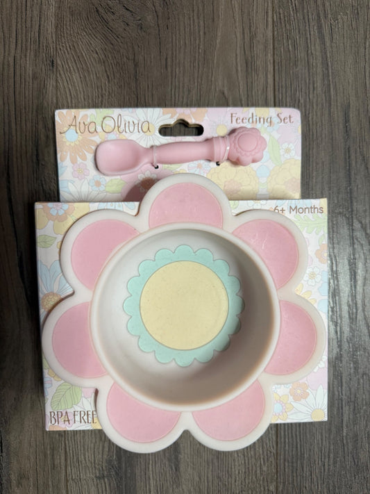 Ava Olivia Feeding Set (BNIB, Retail $13)
