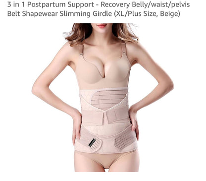 3-in-1 Postpartum Belly Wrap Size XL - new in package never used (retail $40)