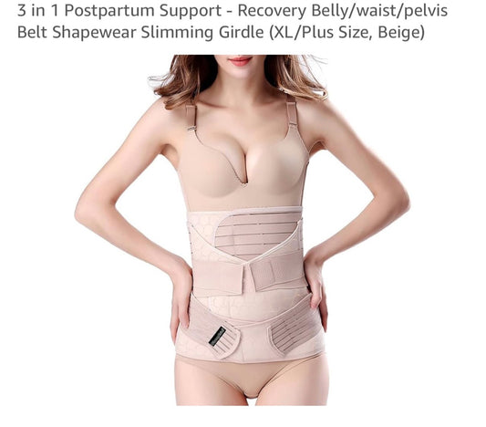 3-in-1 Postpartum Belly Wrap Size XL - new in package never used (retail $40)