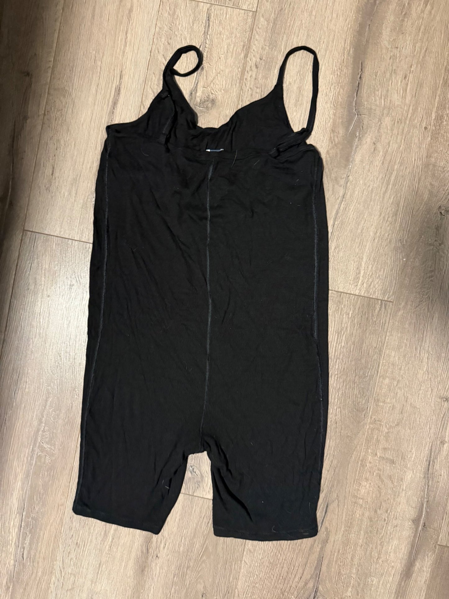 Gap Maternity Ribbed Bike Short Romper/One-Piece, Maternity L (12-14)