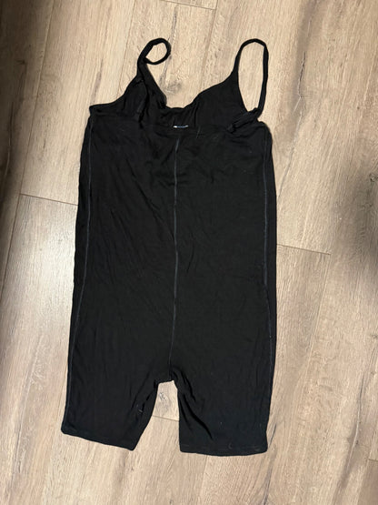 Gap Maternity Ribbed Bike Short Romper/One-Piece, Maternity L (12-14)