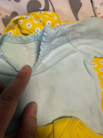 Newborn Girls Onesie Bundle (5X Onesie), Kids Newborn