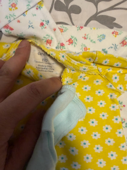 Newborn Girls Onesie Bundle (5X Onesie), Kids Newborn