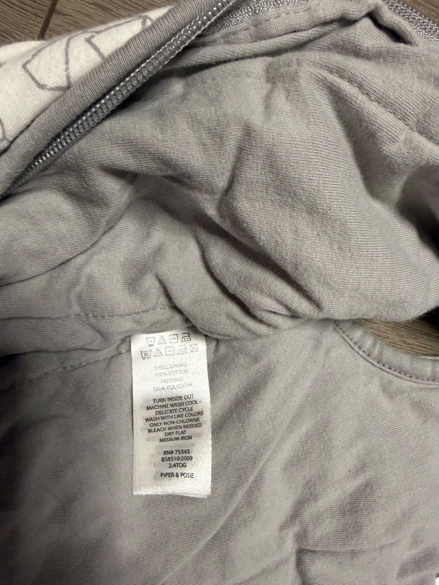 Piper & Posie 2.4TOG Sleepsack, 0-6 Months (Small)