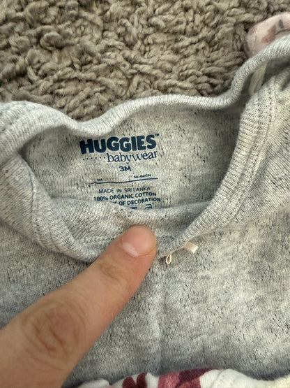 Huggies Onesies Bundle 3m, Kids 3 Month (0-3M)