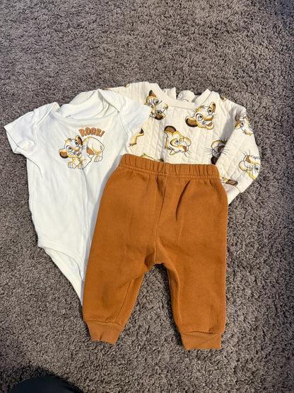 9m 3pc Disney Lion King outfit, Kids 9 Month (6-9M)