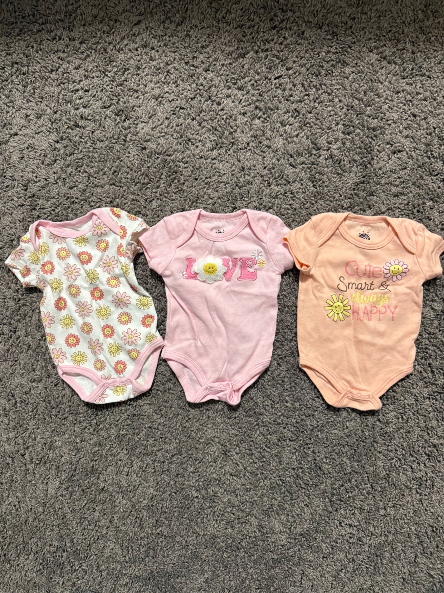 Millie&Myles 0-3m Onesies, Kids 3 Month (0-3M)