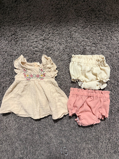 Dress & Diaper Covers, Kids 3 Month (0-3M)
