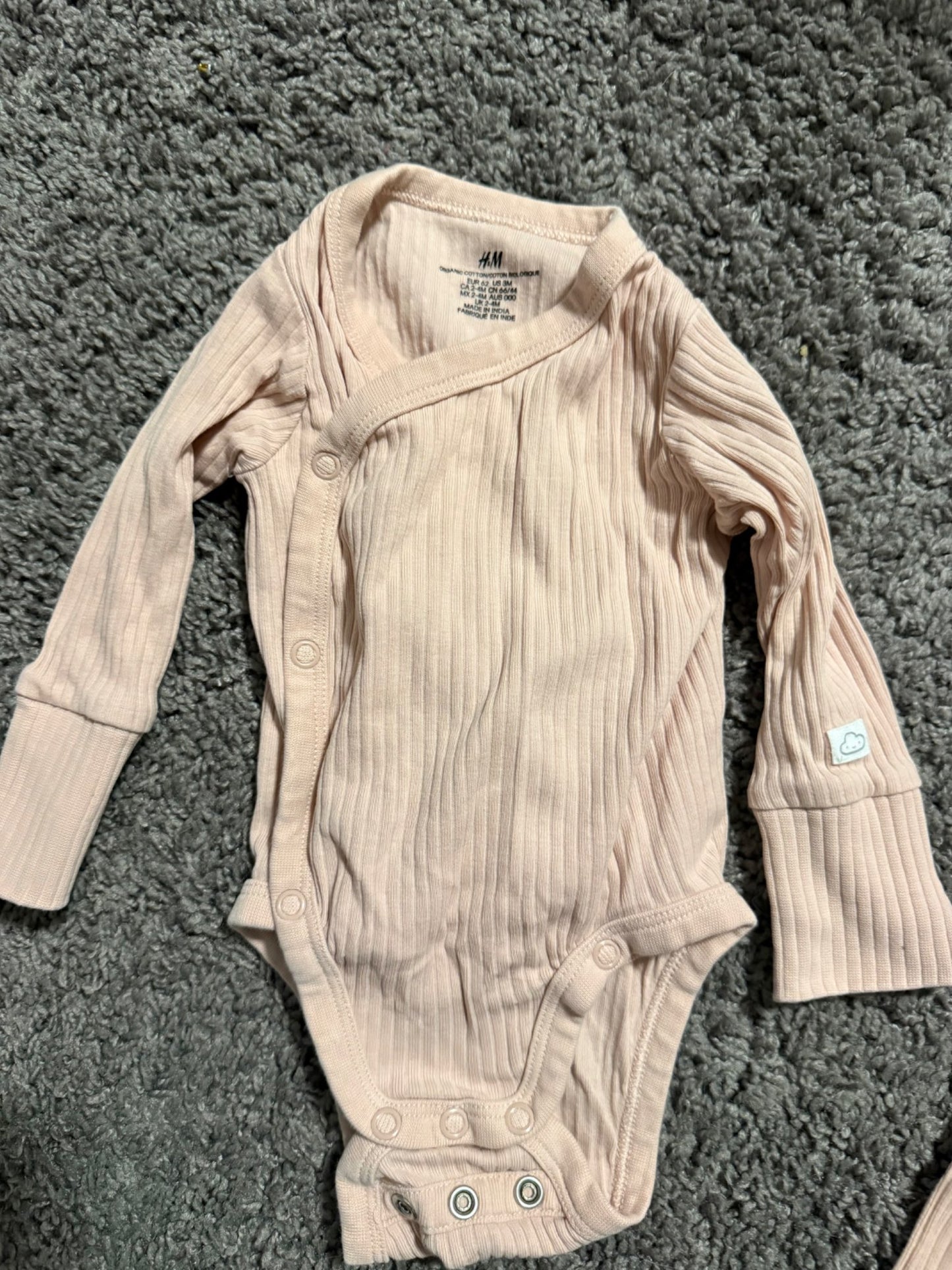 H&M 3m Matching Outfit, Kids 3 Month (0-3M)