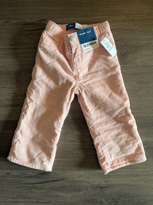 NWT 12-18m Fleece-Lined Corduroy  Pants, Kids 18 Month (12-18M)