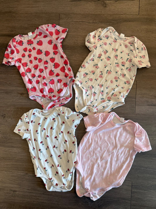 Shein Snap Onesies Set 9-12m, Kids 12 Month (9-12M)