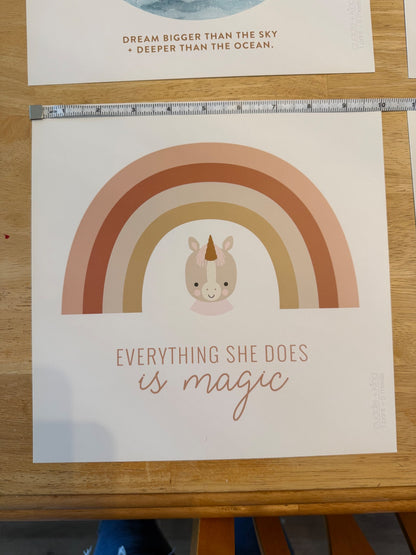 Cuddle + Kind Prints 4X (each print retails $24)