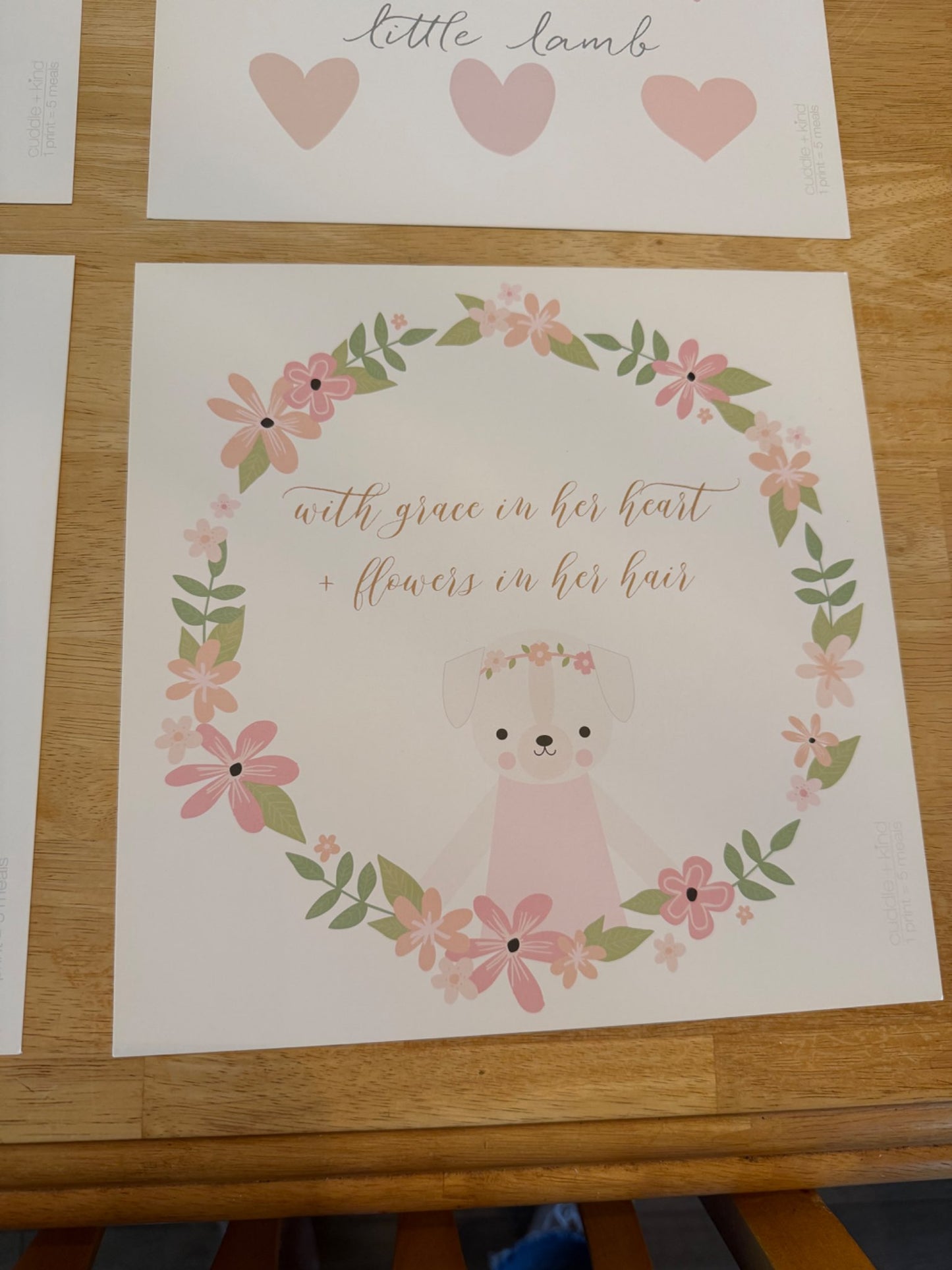 Cuddle + Kind Prints 4X (each print retails $24)