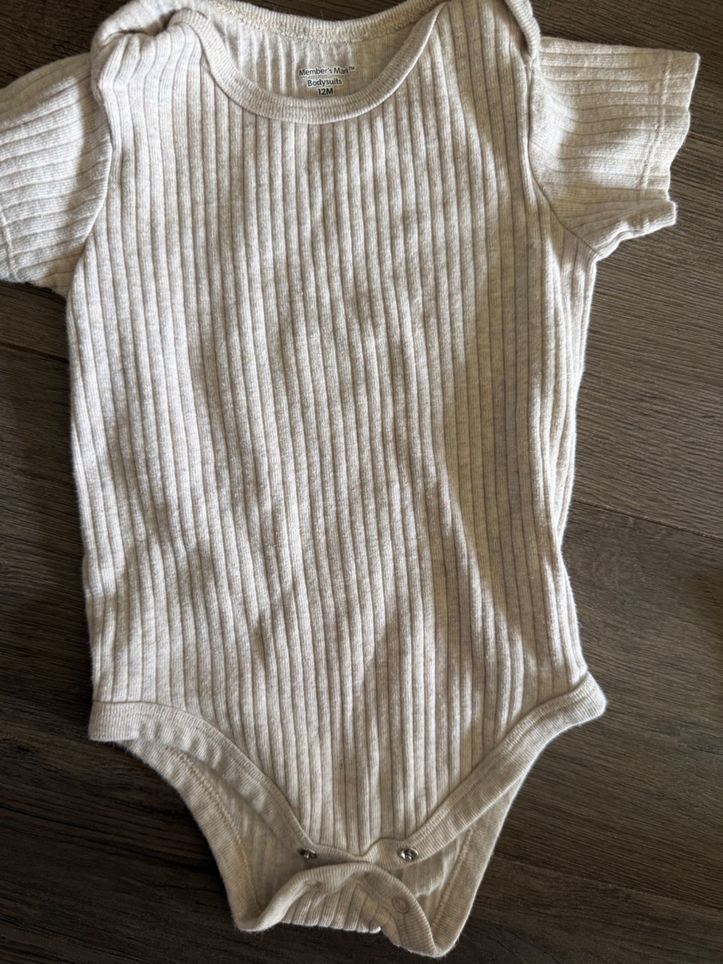 3pc Snap Onesie Set (Members Mark) 12m, Kids 12 Month (9-12M)