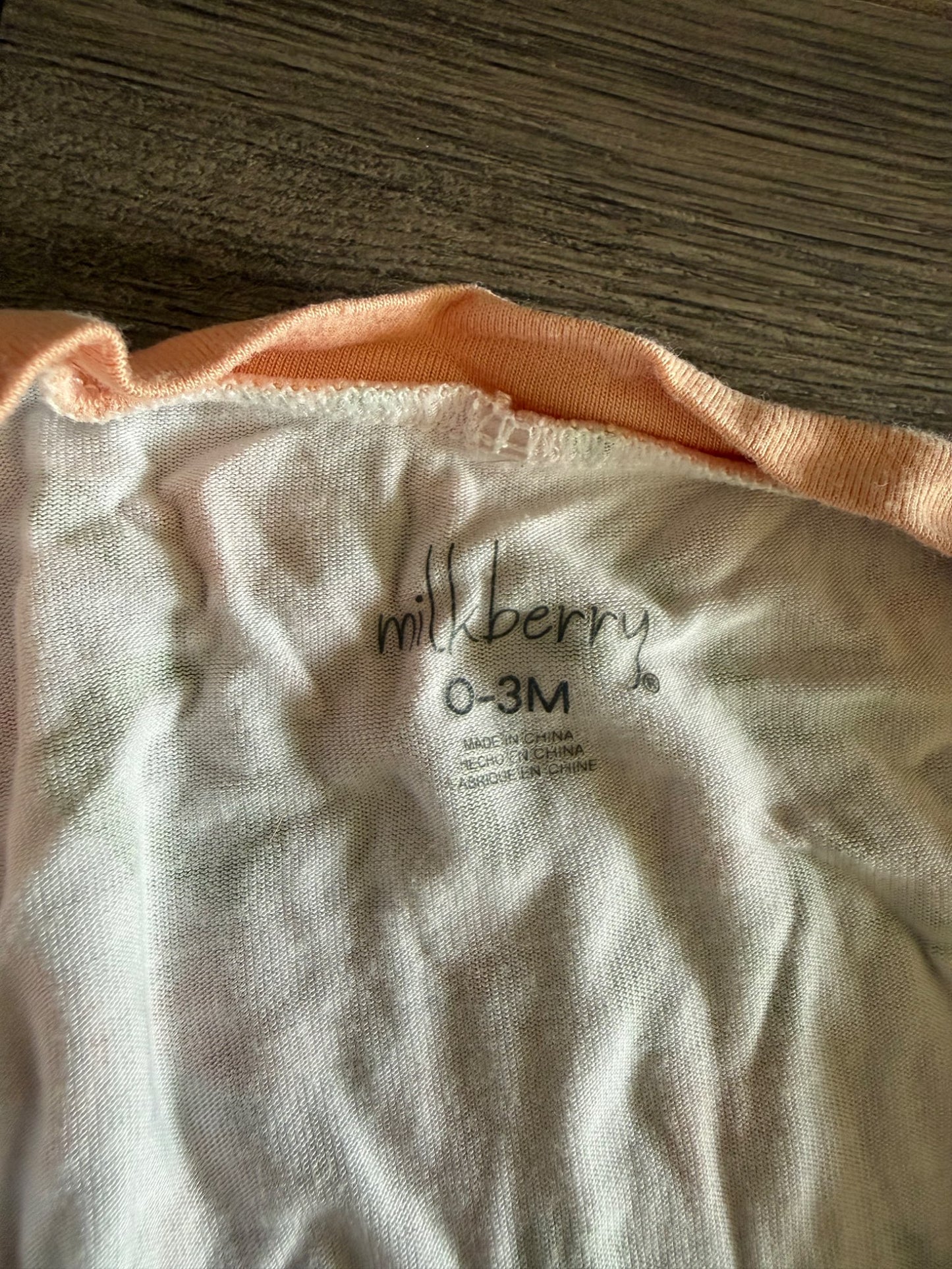 MilkBerry Bamboo Sleeper w/ Bow Headband , Kids 3 Month (0-3M)