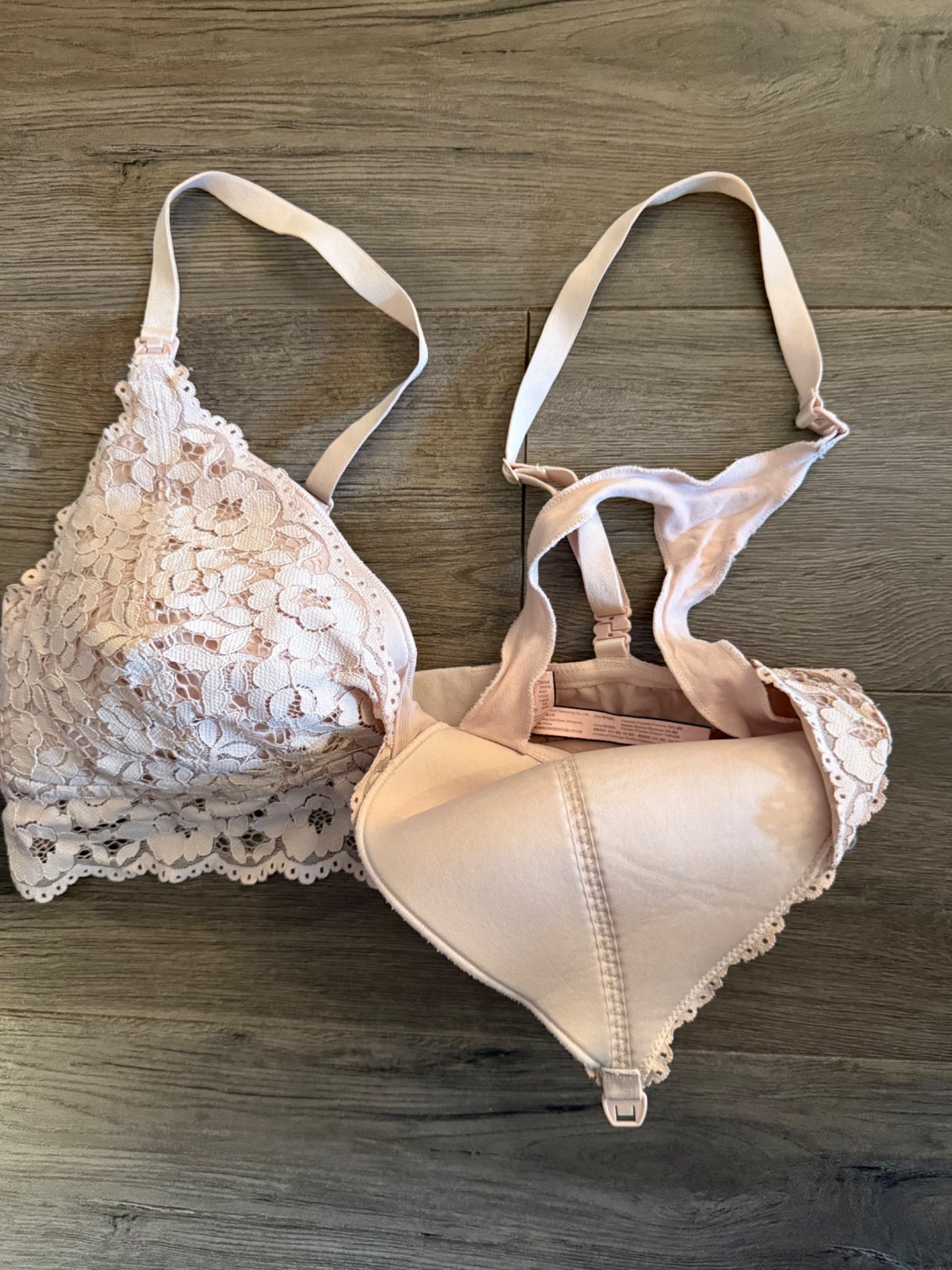Momanda Lace Nursing Bra 38DD (fits 36D), Maternity L (12-14)