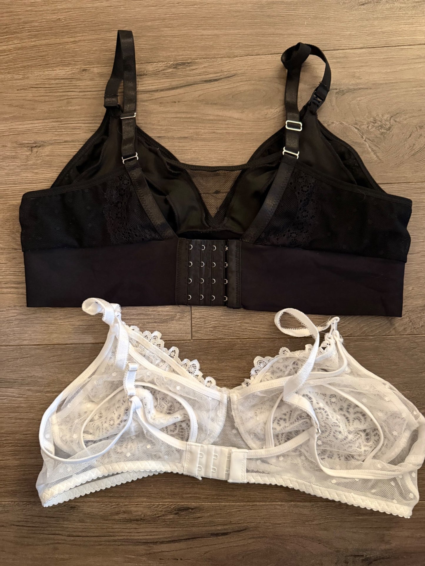 Unbranded thin unpadded lace nursing bras, Maternity XL (16-18)