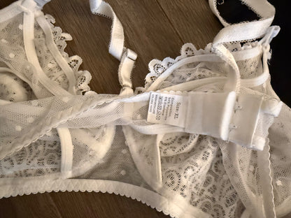 Unbranded thin unpadded lace nursing bras, Maternity XL (16-18)