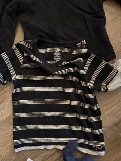 Long Sleeve Shirt Bundle (6 shirts) 18-24m, Kids 24 Month (18-24M)
