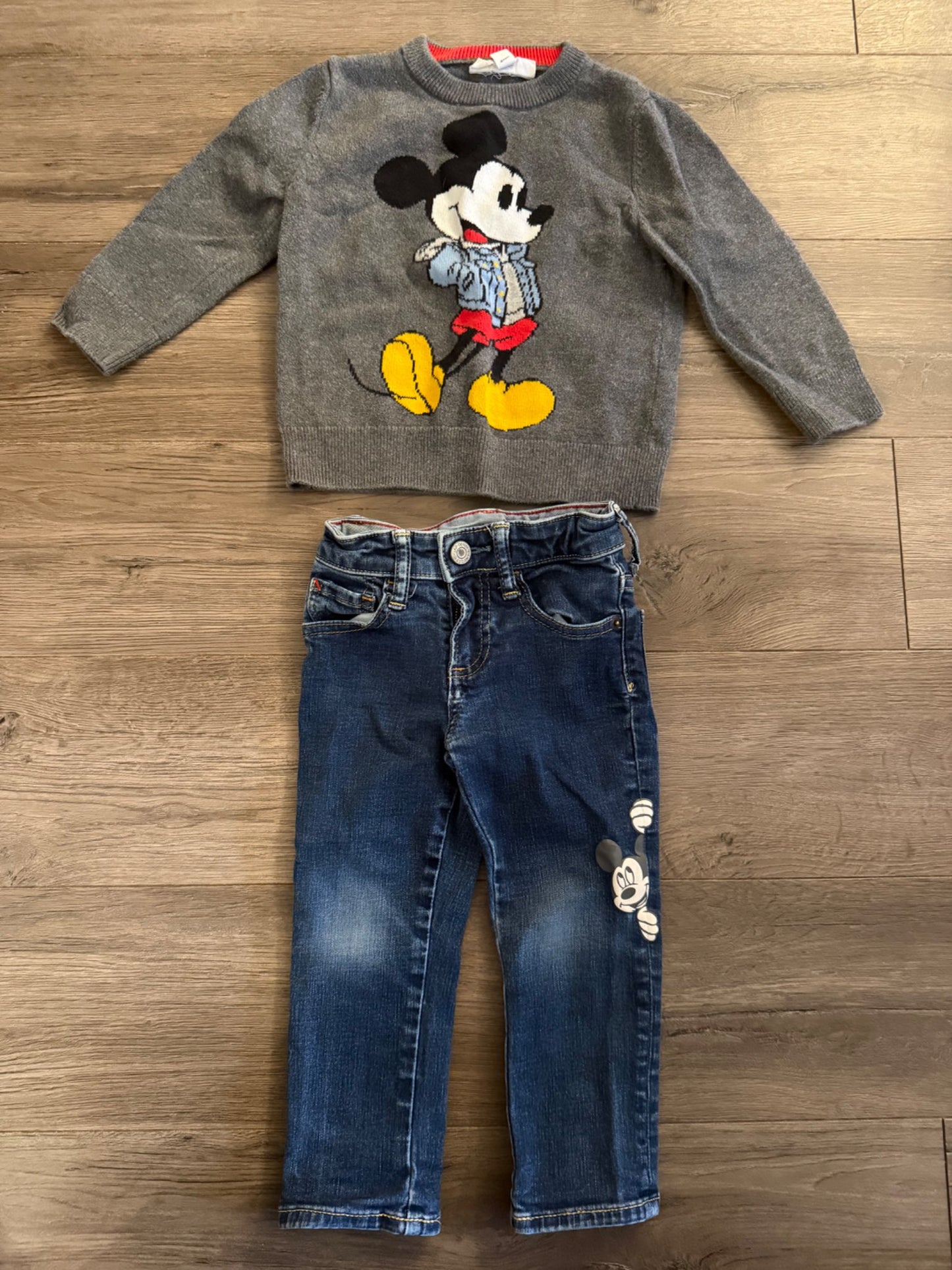 Mickey Mouse Outfit 2T, Kids 2T